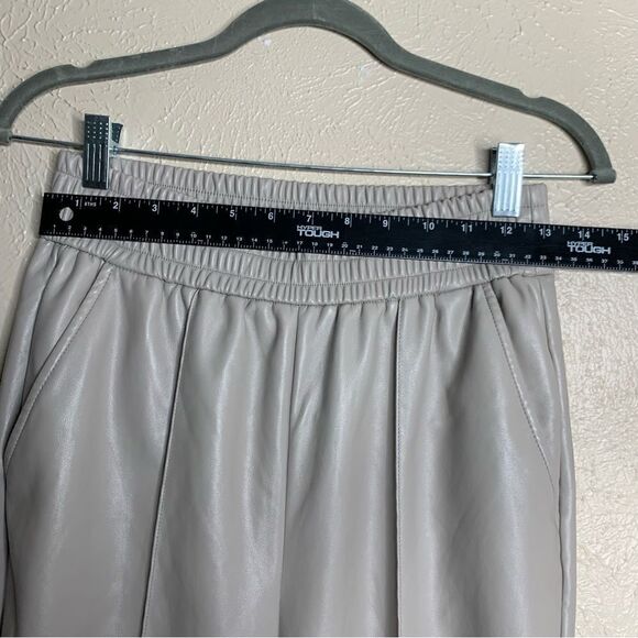 Maison d' Amelie Paris Faux Leather Pull On Pants - Picture 9 of 11